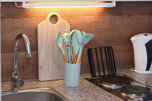 Fridge, stovetop, coffee/tea maker, toaster - Noah's Ark - House by the sea<br>Apartment Sea (Büsum)