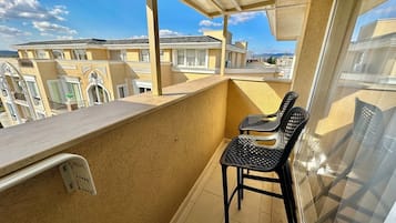 Economy-Apartment, Balkon, Poolblick | Balkon