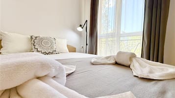 Standard-Studio, Balkon, Stadtblick