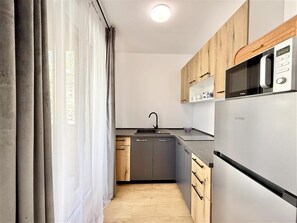 Standard-Studio, Balkon, Stadtblick