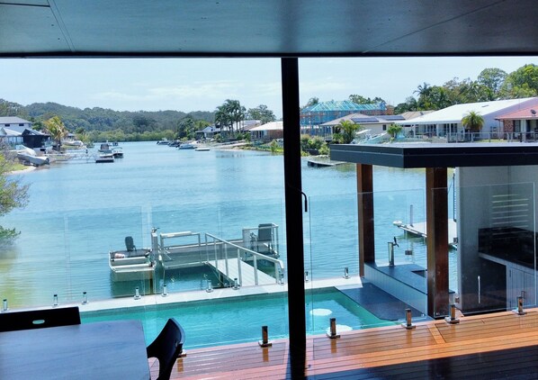 Pool - Private Riverfront Oasis with Swim Up Bar (Tweed Heads West)