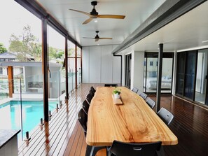 Dining - Private Riverfront Oasis with Swim Up Bar (Tweed Heads West)