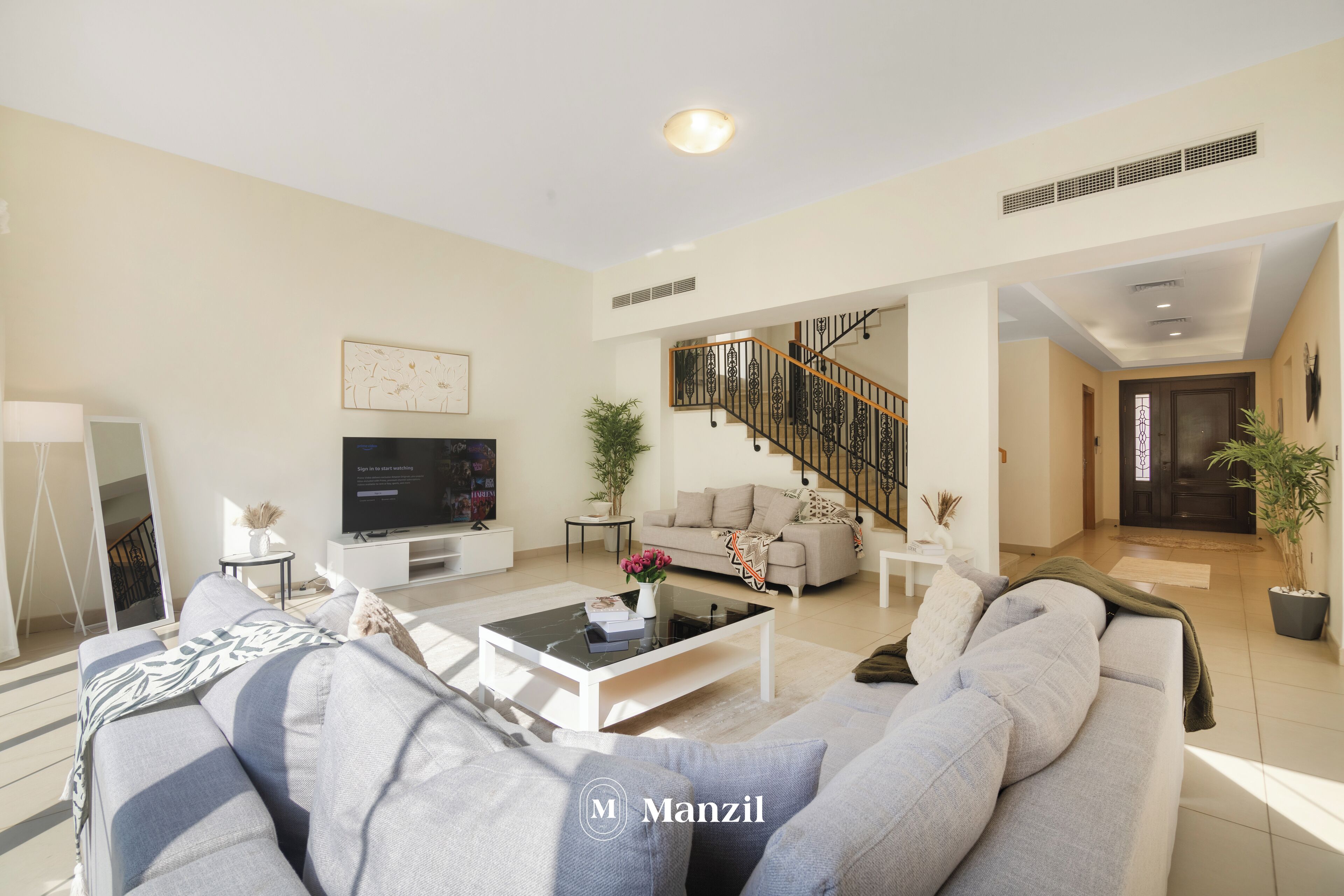 Lyxvilla - balkong | Vardagsrum