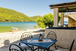 Outdoor dining - Holiday Home Barbara - Two Bedroom Holiday Home (Ston)
