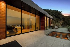 Luxury Villa, Multiple Beds, Pool Access, Mountain View (Belfast Estate) | Terrace/patio - Belfast Estate - Mid-century Meets Modern - Luxe Poolside Villa (West Hollywood)