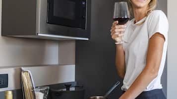 Appartement, 1 chambre, balcon | Cuisine privée