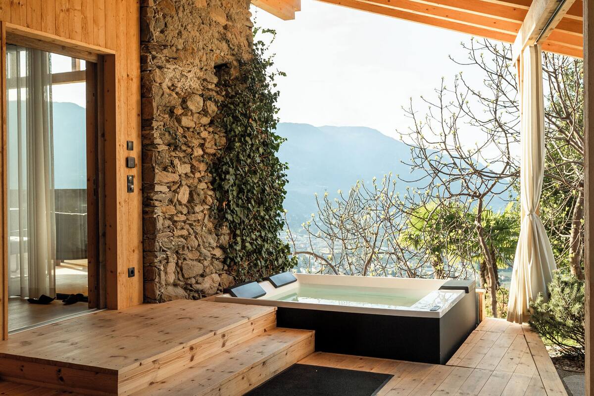 Luxury Chalet, Mountain View | Free minibar items, in-room safe, soundproofing, free cribs/infant beds