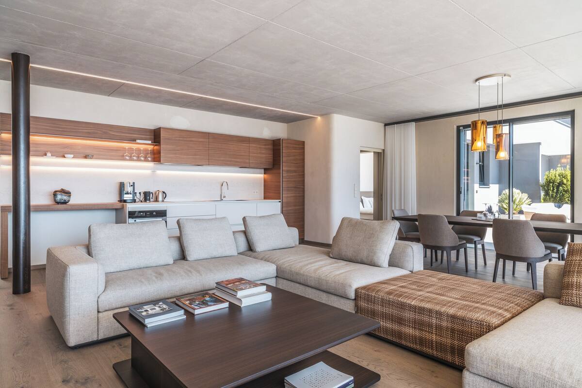 Luxury Villa, Mountain View | Living area