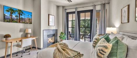 1 quarto, escrivaninha, ferros/tábuas de passar roupa, Wi-Fi