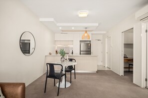 Living room - Chic West End Stay With Gym & Pool Access (Brisbane)