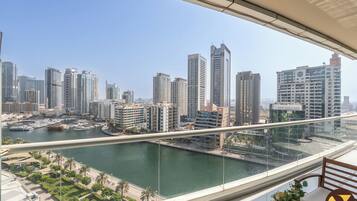 Luxury Apartment, Balcony, Marina View | Balcony view