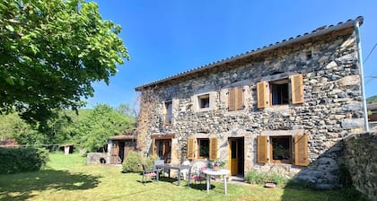 Old farmhouse in the Loire gorges