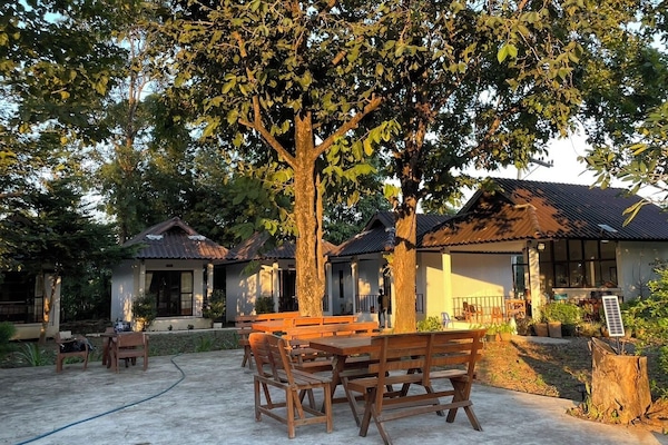 Hus – deluxe, hageutsikt | Grill-/piknikområde