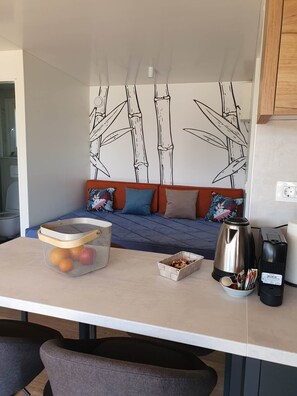 Mobile Home | Living room - Mobile Homes Karlo & Dino - Superior Two Bedroom Mobile Home (Medulin)