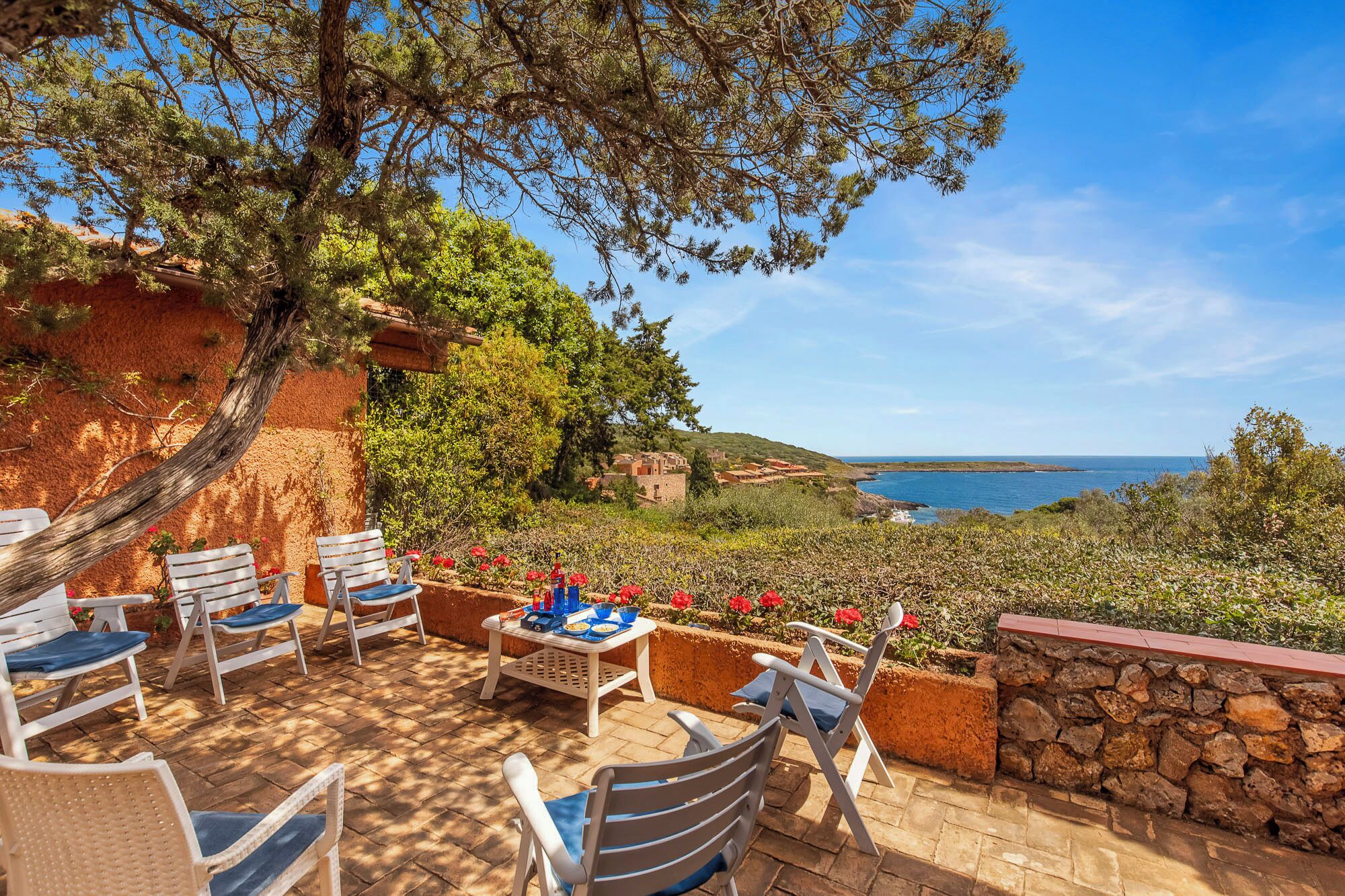 Uitzicht op het water