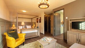 غرفة بريميم رباعية | منطقة المعيشة