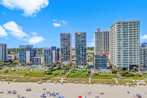 Exterior - Palms Resort Unit 905 - Oceanfront! (Myrtle Beach)