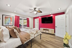 6 habitaciones, tabla de planchar con plancha y wifi gratis 