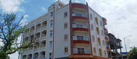 Voorkant van accommodatie