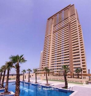 Exterior - Manzil -1BR w Pool nr Dubai Sports City  (Dubai)