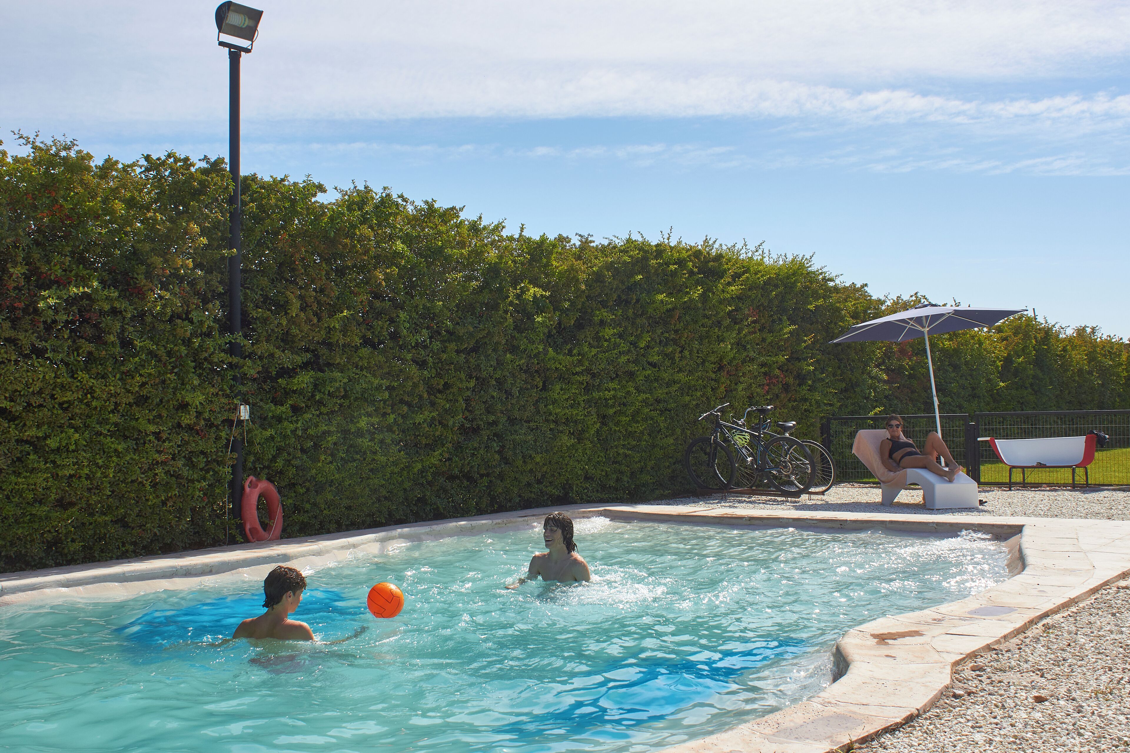 Seasonal outdoor pool