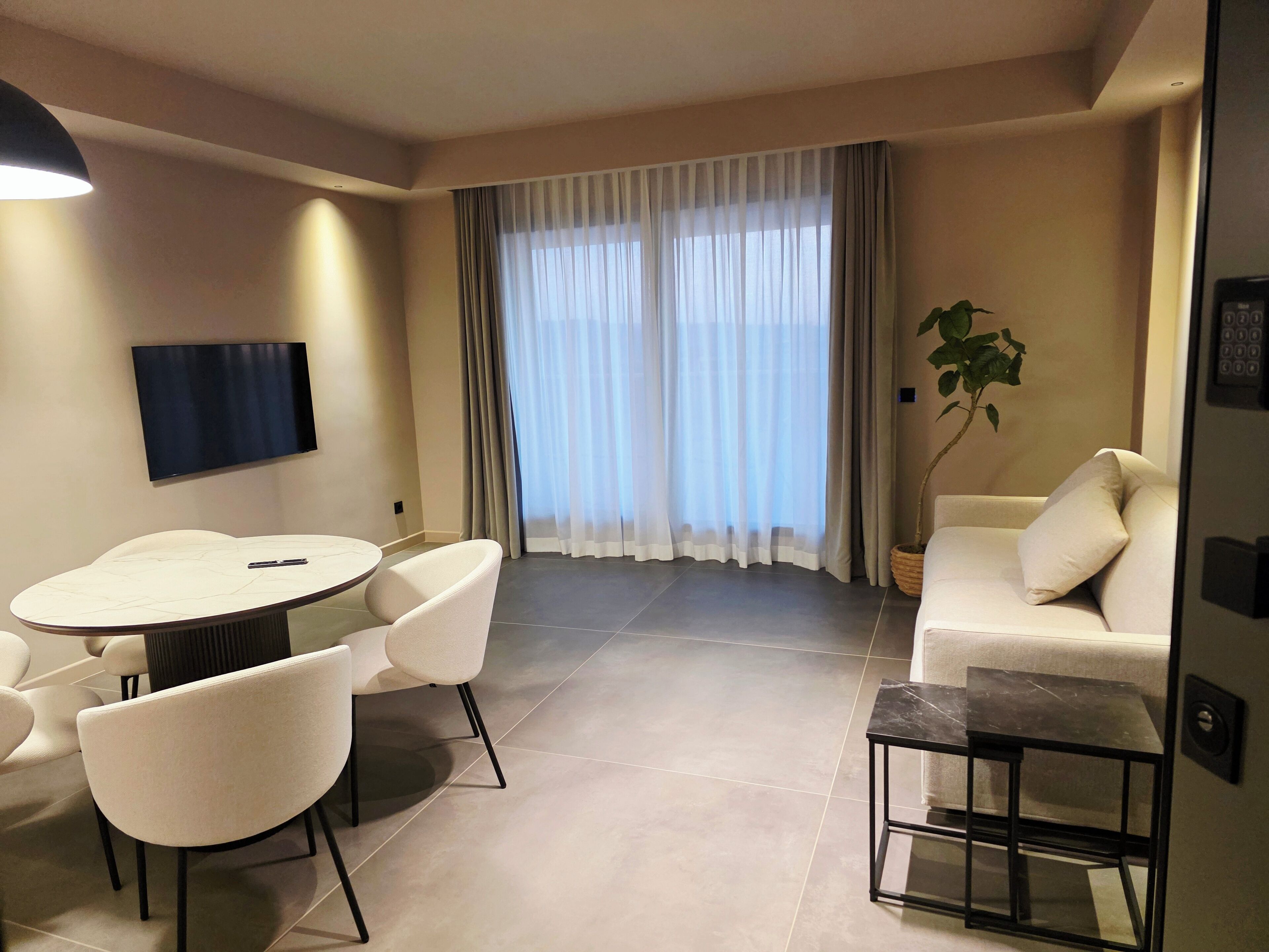 Luxury Suite, Sea View | Private kitchen | Full-size fridge, oven, stovetop, dishwasher