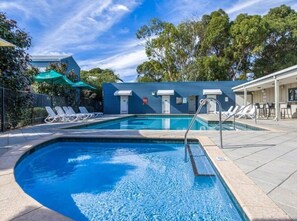 Outdoor pool - Serenity & Sea | Beachside Family Getaway at Footprints Resort, Preston Beach (Preston Beach)