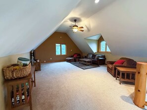 TV, fireplace, DVD player, offices - Lakeside Oasis on Chaney Lake *In-Floor Heating* (Gogebic County)