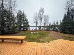 Terrace/patio - Lakeside Oasis on Chaney Lake *In-Floor Heating* (Gogebic County)