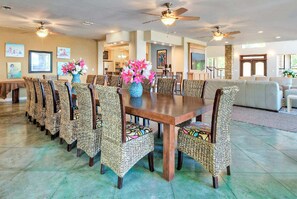 Dining - Lake Buchanan Grand Retreat - 10 Acres, Private Beach, Hot Tub, Pool, Sleeps 30+, Great for Groups! (Buchanan Dam)