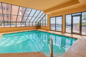 Indoor pool - **Exclusive Private Pier** Four Seasons 803W - Stunning West-Corner Condo Gulf Views (Orange Beach)