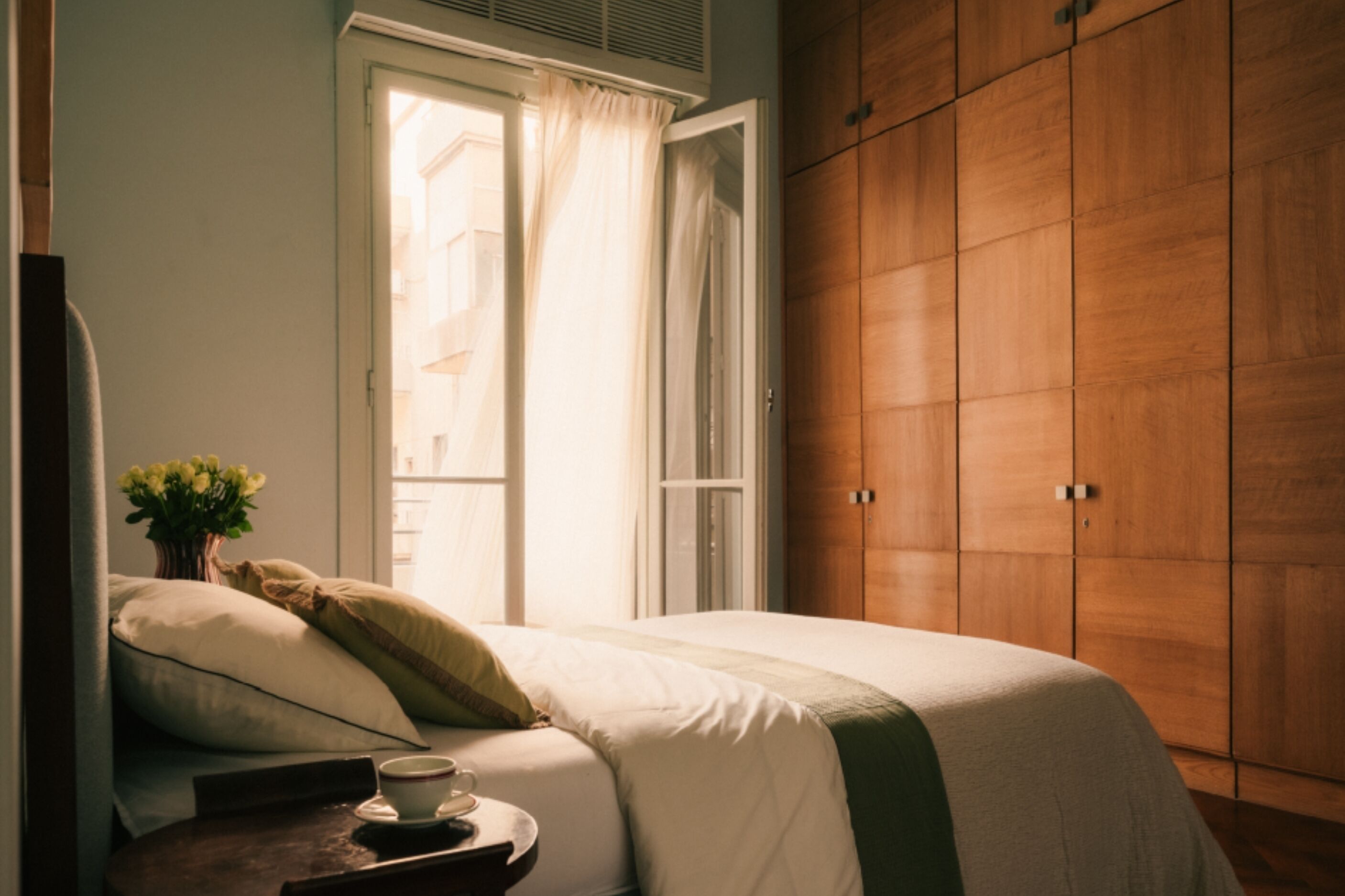 Departamento, 2 habitaciones, cocineta, vista a la ciudad | Wifi gratis y ropa de cama 