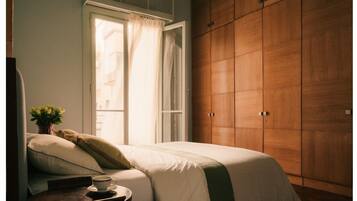 Apartment, 2 Bedrooms, Kitchenette, City View | Free WiFi, bed sheets