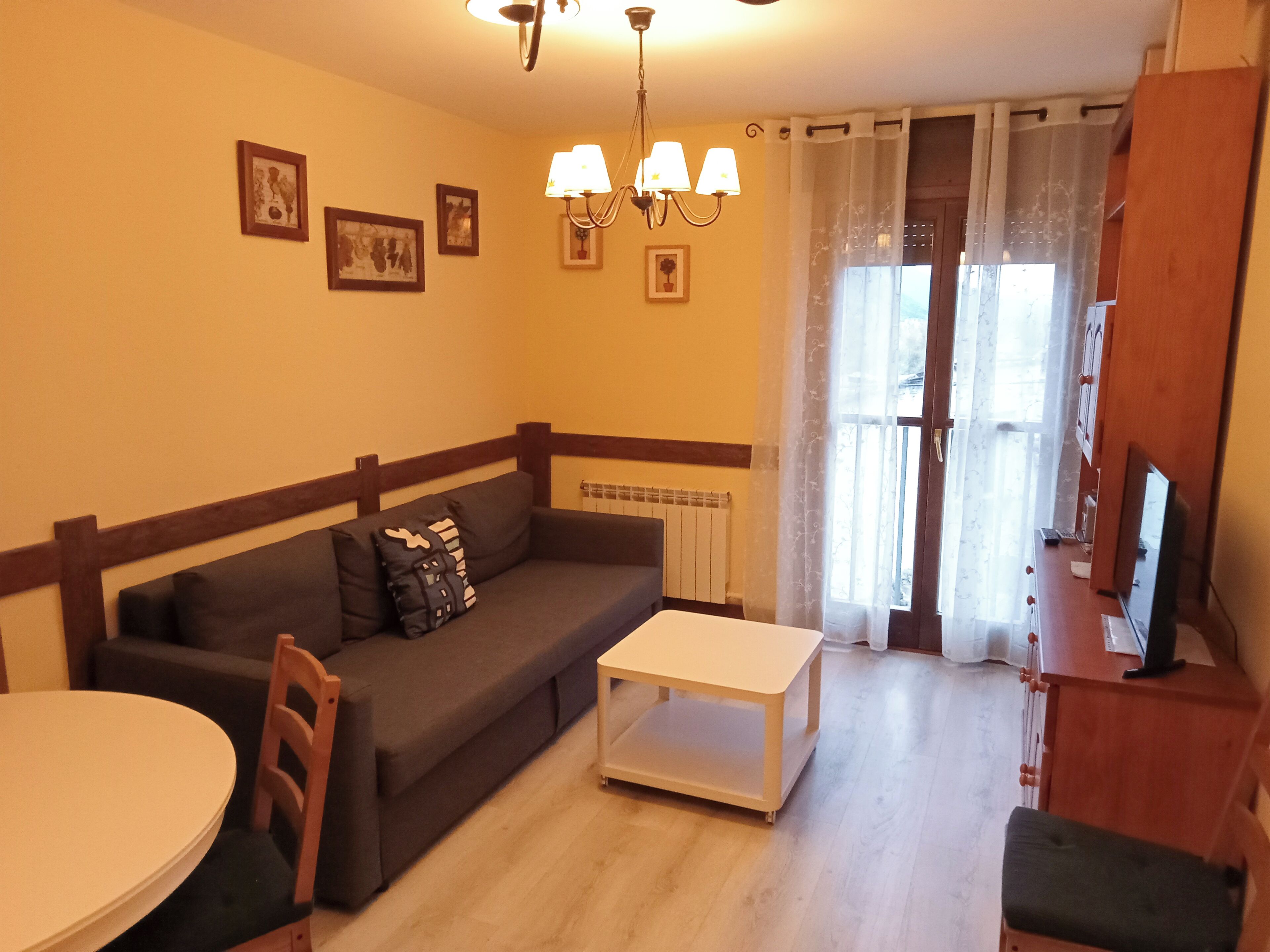Standaard appartement, 2 slaapkamers | Woonruimte | Een televisie
