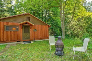 Front of property - Cozy 'rivershire Retreat Cabin' Near Traverse City (Traverse City)