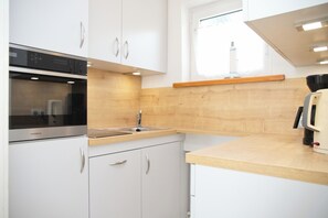 Fridge, microwave, stovetop, dishwasher - Relaxing vacation in the Zur Düne vacation apartment on the Baltic Sea (Grömitz)