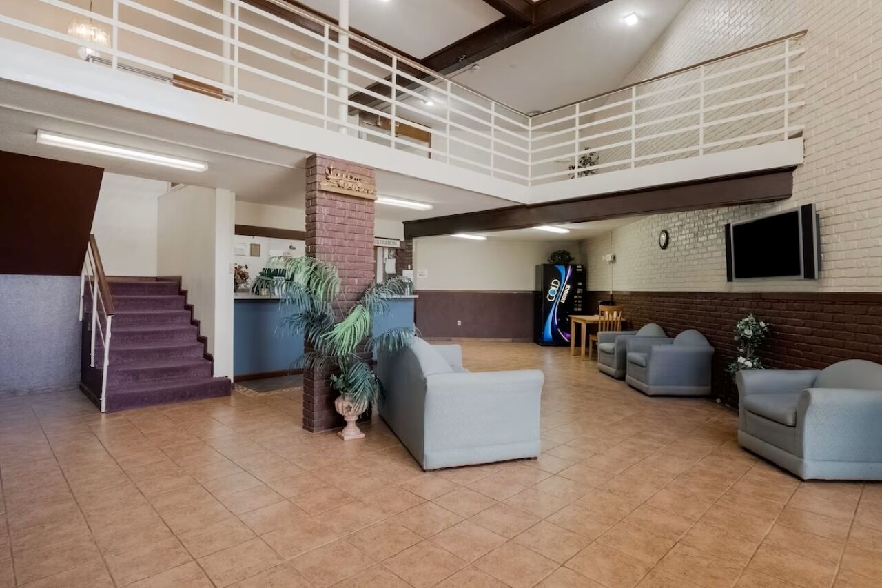 Unwind in the spacious lobby lounge between adventures.