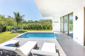 Outdoor pool - NEW Villa Golf Course views, Roof Top Hot Tub, near Grace Bay Beach- Gabriella 2 (Grace Bay)