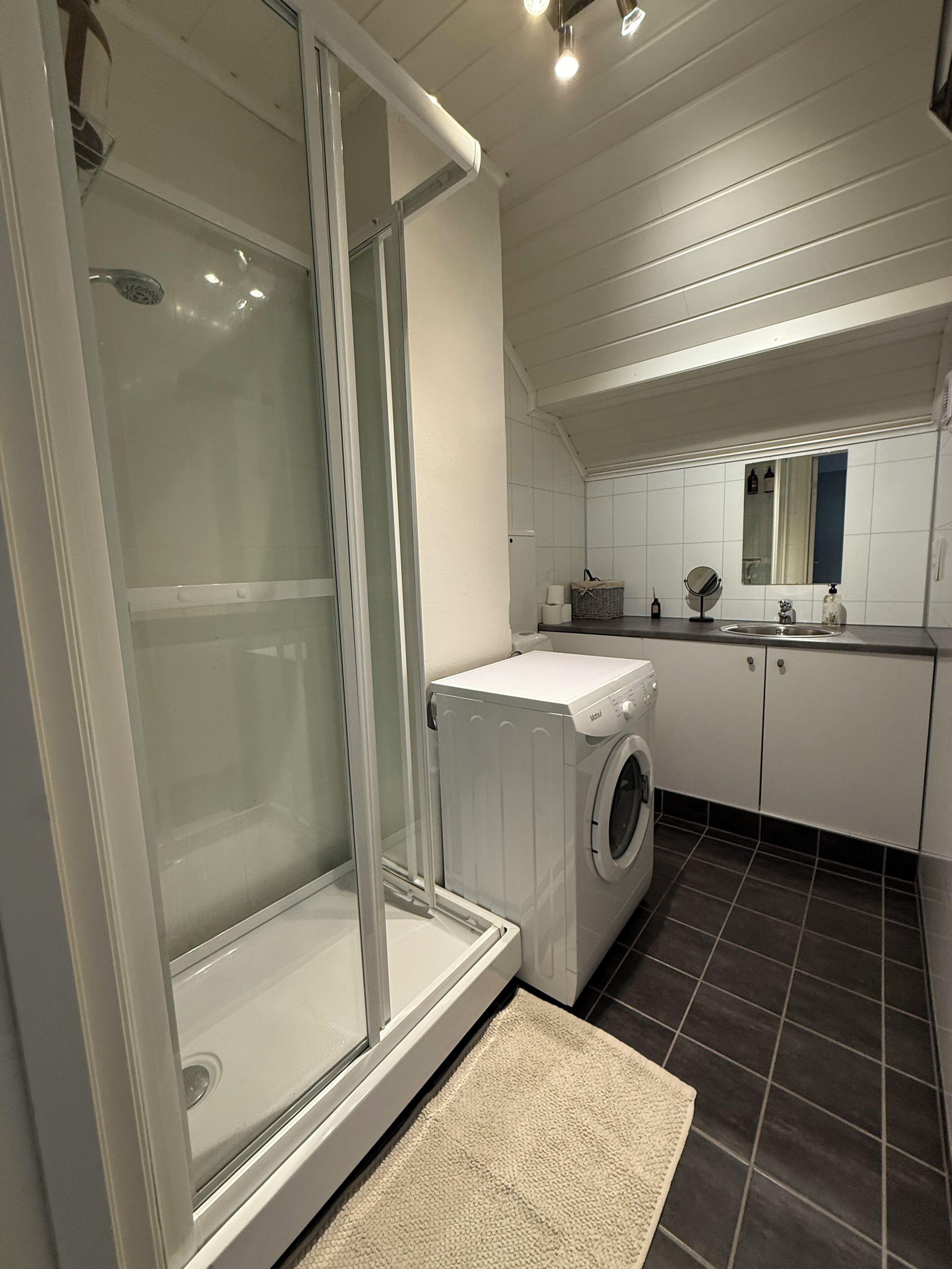 Bruser, hårtørrer, håndklæder, Sæbe