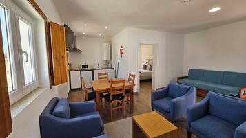 Deluxe-huoneisto, 1 makuuhuone | Ilmainen Wi-Fi