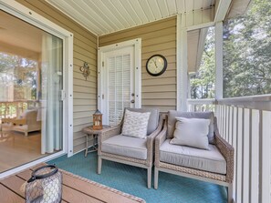 Terrace/patio - TB 37C Spacious 3-Bed, 2-Bath Second-Floor Condo in True Blue Community (Pawleys Island)