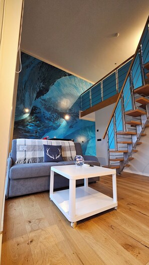 Comfort-Studio, Bergblick | Wohnbereich