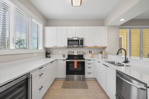 Fridge, microwave, oven, stovetop - Completely Updated 2BR Condo–Cedars East #613 by RVA (Longboat Key)