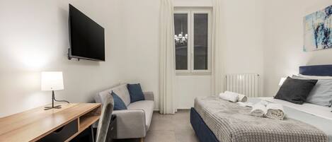 2 室のベッドルーム、WiFi、ベッドシーツ