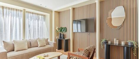 Smart-tv en een kantoor