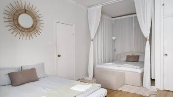 Apartamento standard, vista para o pátio | Cortinas blackout, Wi-Fi de cortesia, roupa de cama