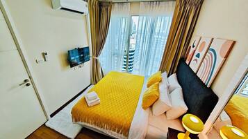 1 bedroom, desk, iron/ironing board, free WiFi