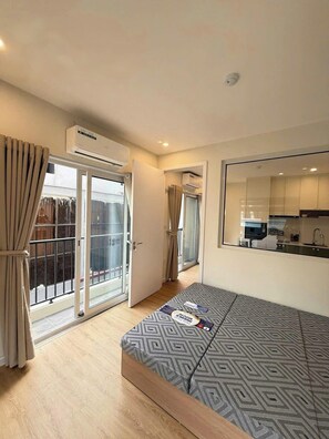 Phòng đôi Economy, có phòng tắm riêng | Bộ trải giường bằng vải cotton Ai Cập, bộ đồ giường cao cấp 