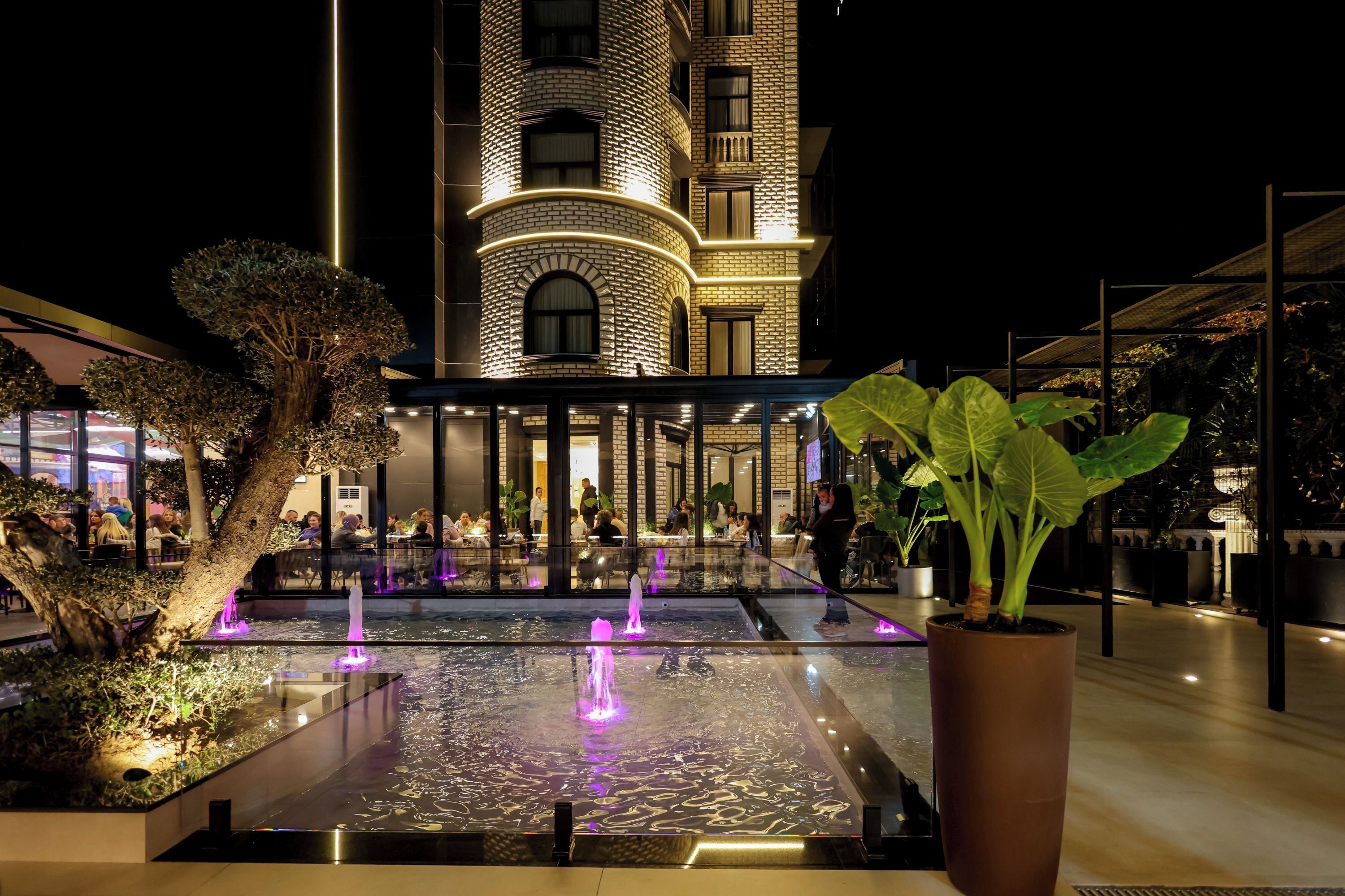 Majoituspaikan julkisivu