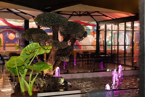 Front of property - evening/night